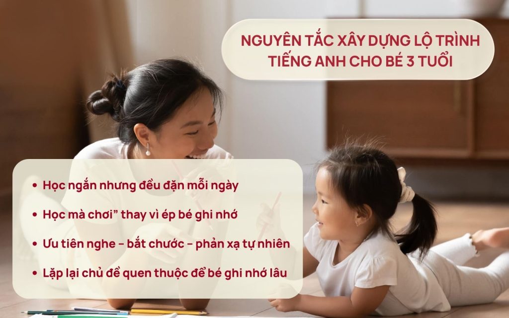 Lộ trình 15 phút mỗi ngày cho bé 3 tuổi