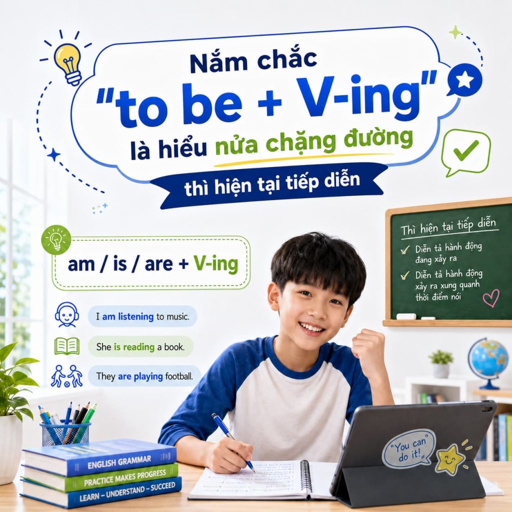 thì hiện tại tiếp diễn công thức