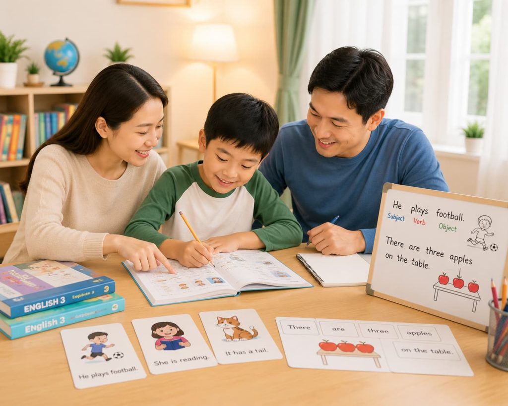ngữ pháp tiếng Anh lớp 3
