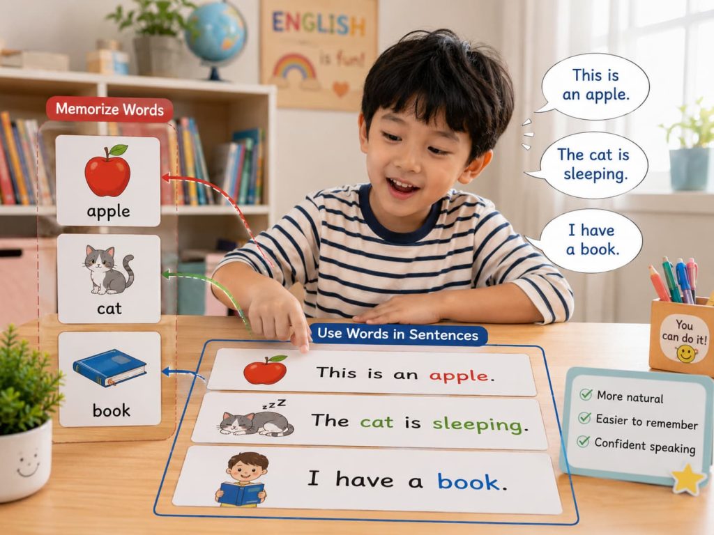bảng từ vựng tiếng Anh lớp 2 dễ nhớ
