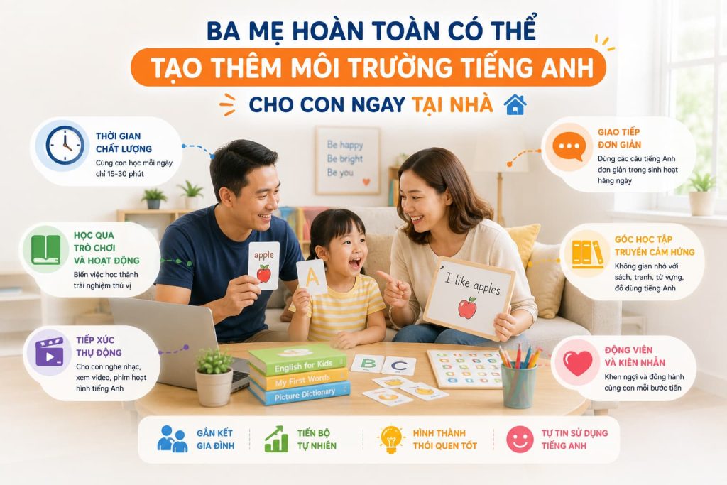 tiêu chí chọn môi trường học tiếng Anh tốt