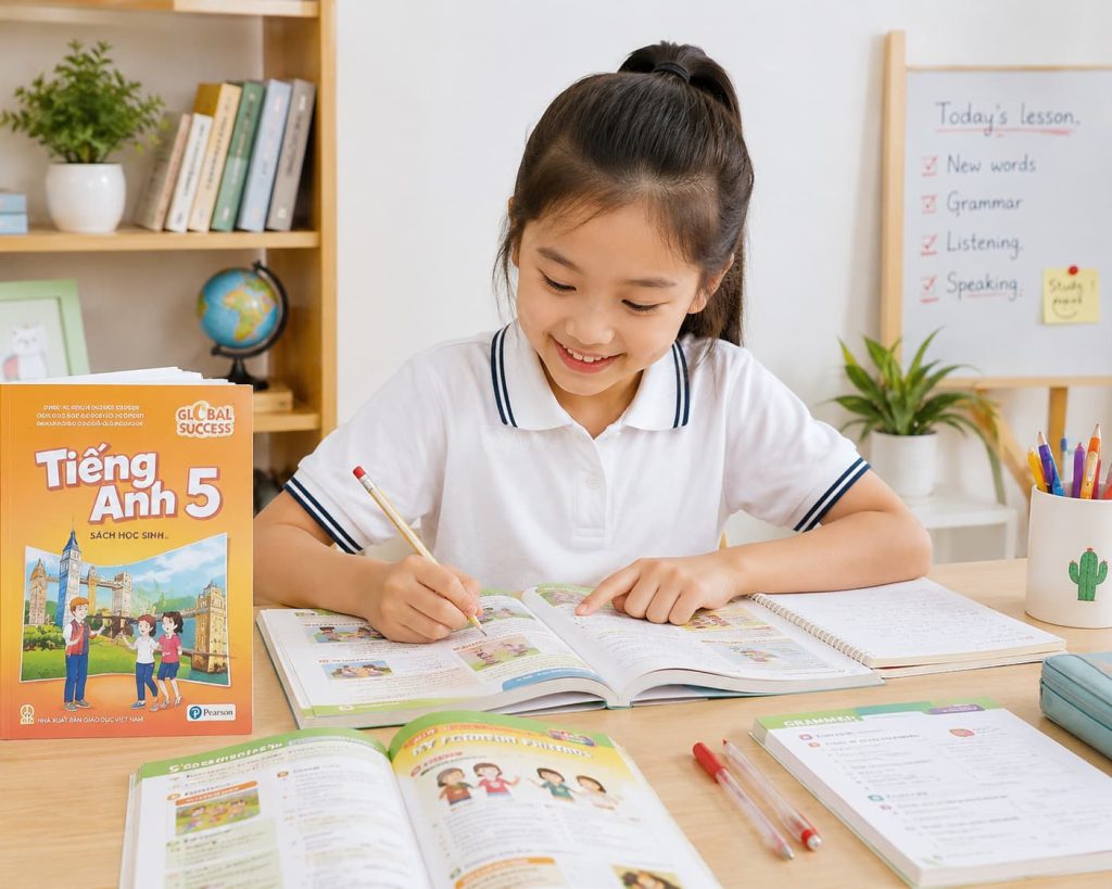 ngữ pháp tiếng Anh lớp 5 Global Success