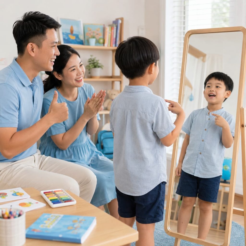 bé lớp 1 giới thiệu bản thân bằng tiếng Anh tự tin
