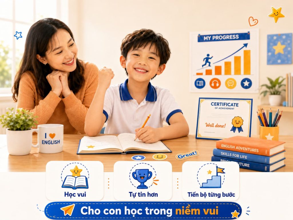 chọn chứng chỉ tiếng Anh cho trẻ em phù hợp